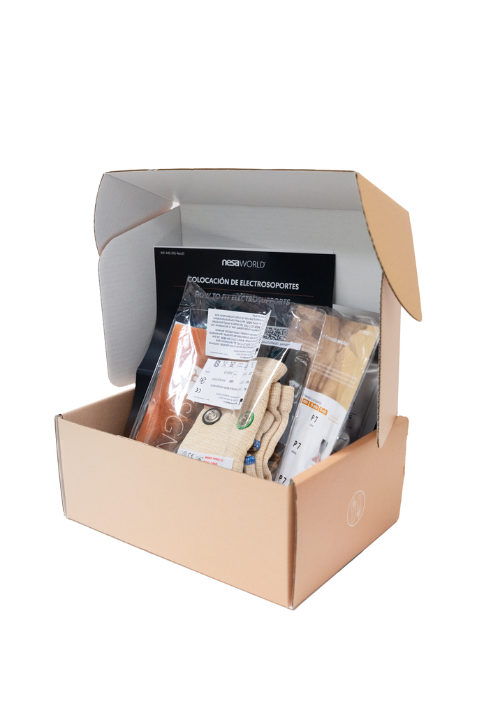 NESAKIT1 HEALTH REHABILITACIÓN/FISIOTERAPIA BEIGE ELASTICO