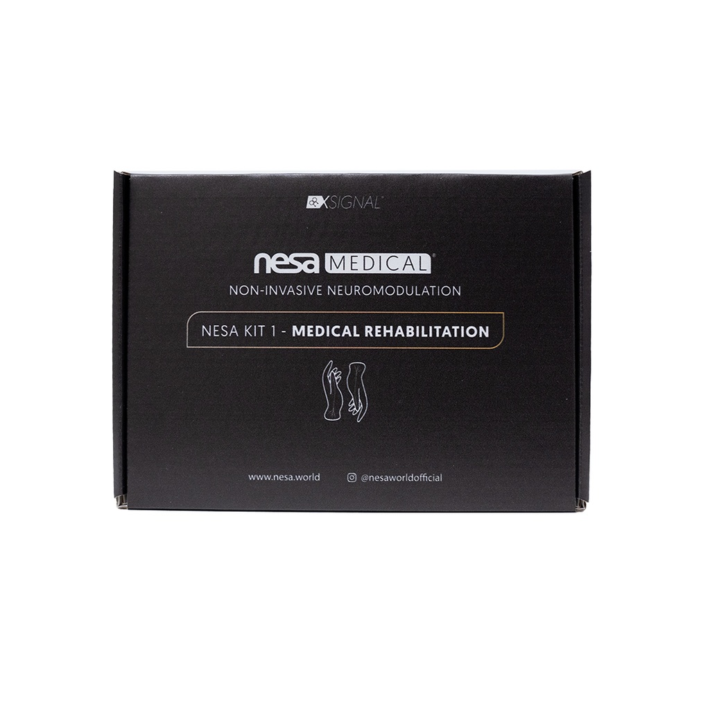 NESAKIT1 MEDICAL REHABILITACIÓN MEDICA NEGRO ELÁSTICO