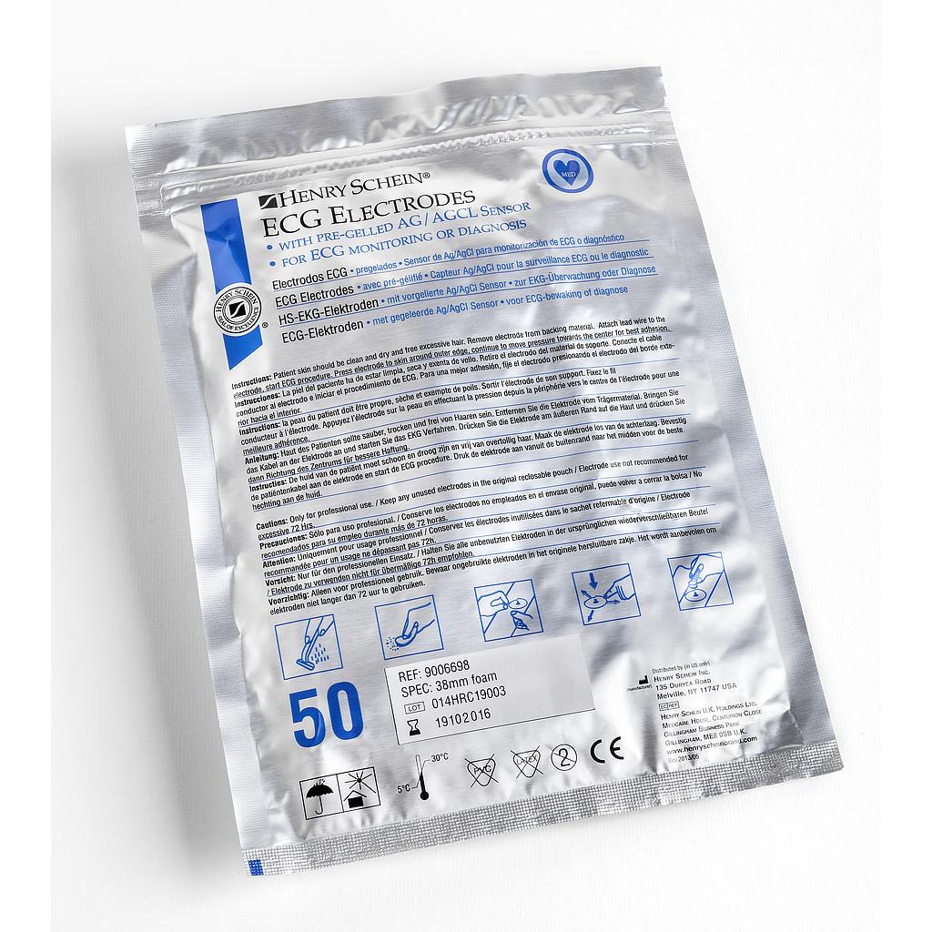 Electrodos ECG Adulto Ø 38 mm