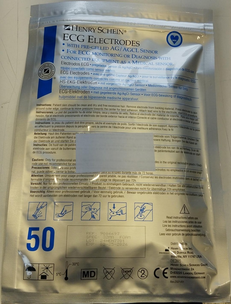 ELECTRODOS ECG pequeño Ø 32 mm